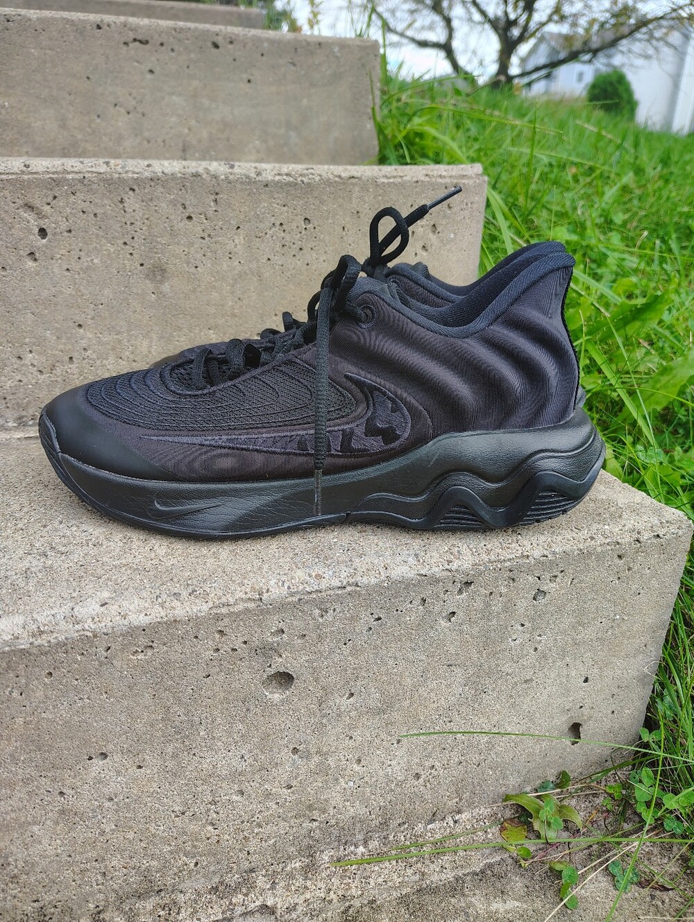 Nike Giannis Immortality 4 Triple Black Men’s 7.5 Basketball Shoes